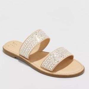 Rhinestone Embellished Sandal from Target (size 6.5)
